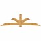 Ekena Millwork Davenport Timber Gable Bracket, Western Red Cedar, 108"W x 31 1/2"H x 2"D x 6"F, 7/12 Pitch GBW108X31X0206DAV00RWR - alternate 1